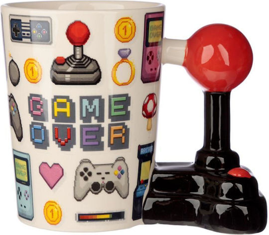 Puckator Game Over Joystick Κούπα Κεραμική 400ml