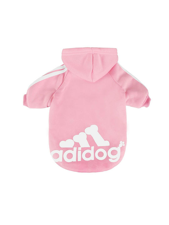 Denik Φούτερ Σκύλου Adidog Ροζ 3xlarge 45cm