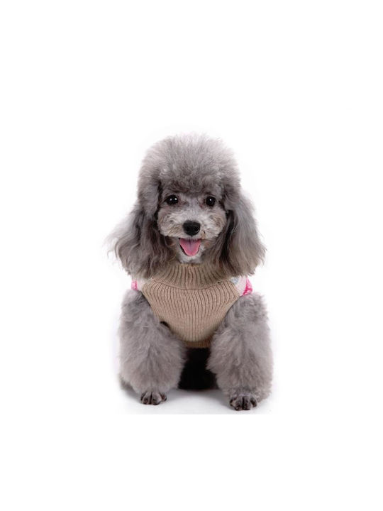 Pet Knitted Sweater Dog in Blue color XXL 22cm.