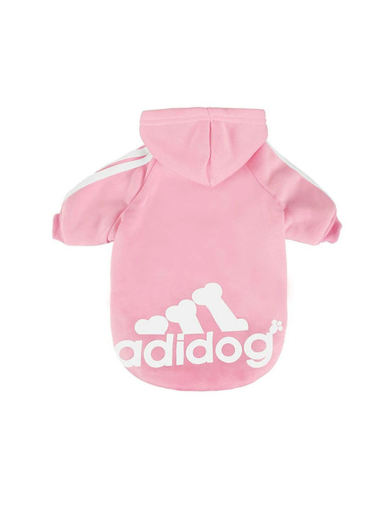 Denik Φούτερ Σκύλου Adidog Ροζ 6x Large Μήκος 60cm