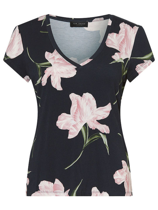 Damen T-Shirt Navy 282513-Navy