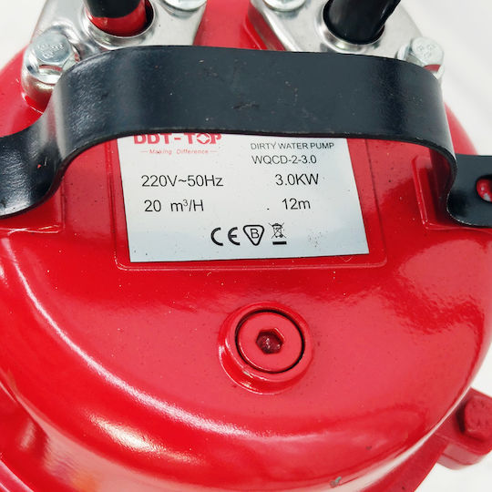 DDT Μονοφασική Αντλία Πηγαδιού 3000W με Φλοτέρ