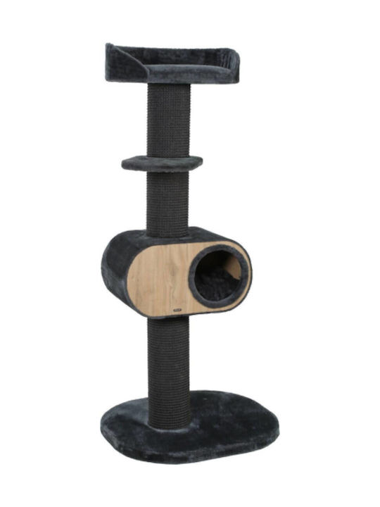 Zolux Post Stâlp pentru zgâriat pisici Copaci pentru pisici Gri 3 niveluri 62.5x63x158cm