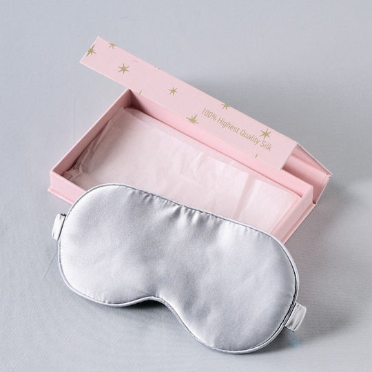 Kentia Stylish Silk Silk Sleep Mask 20x9cm Gray