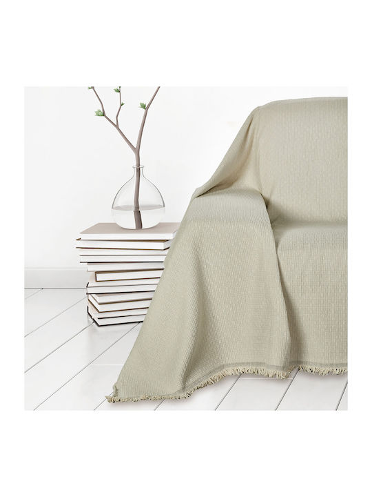 Whitegg Armchair Throw Chenille 180x180cm 1 Petrol Blue