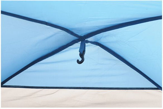Hupa Astra 4P Summer Camping Tent Tunnel Blue with Double Cloth for 4 People 220x250x170cm