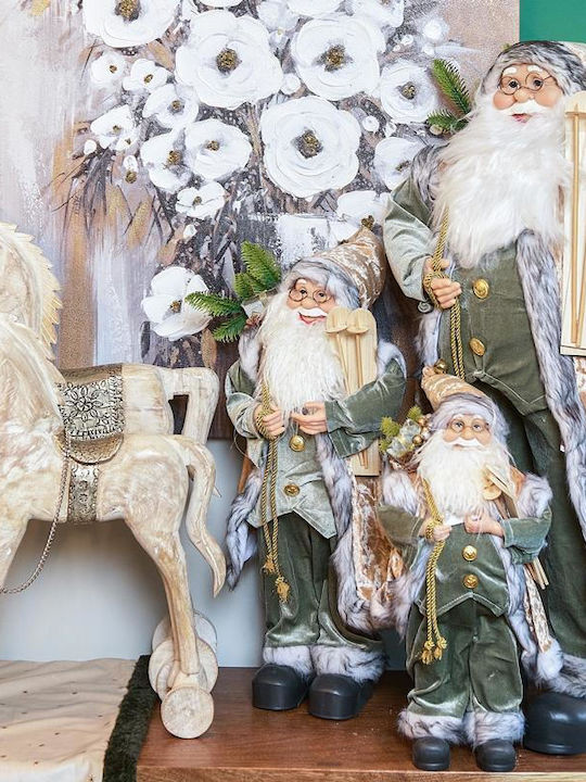 Figurină de Crăciun Moș Crăciun Fylliana Fl241311 Culoare Gri 60cm