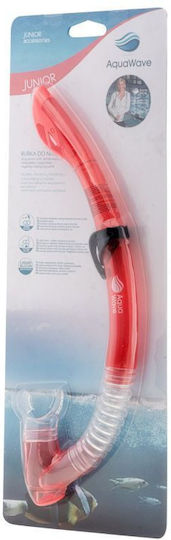 Aquawave Snorkel Transparent with Silicone Mouthpiece