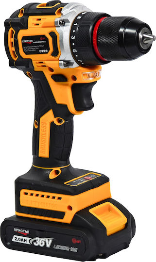 Δραπανοκατσάβιδο Μπαταρίας Brushless 36V 2x2Ah