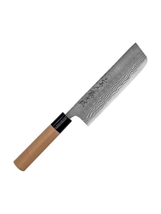 Tojiro Μαχαίρι Nakiri από Δαμασκηνό Ατσάλι 16.5cm