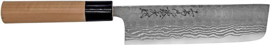 Tojiro Кован Нож Aogami Nakiri от Дамаска Стомана 16.5см