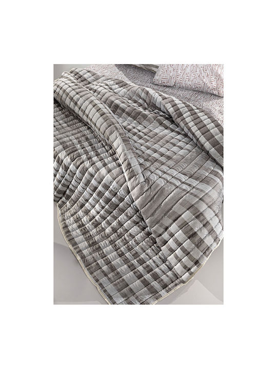 Guy Laroche Duvet Cover Set Cotton Queen with 2 Pillowcases 225x245 Grey