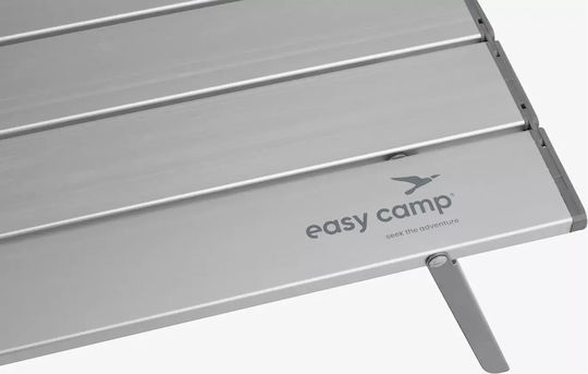 Easy Camp Table Aluminum for Camping Foldable 41x29x13cm Silver
