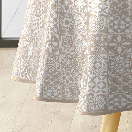 Tischtuch L-c Carella Blanc 160x160cm