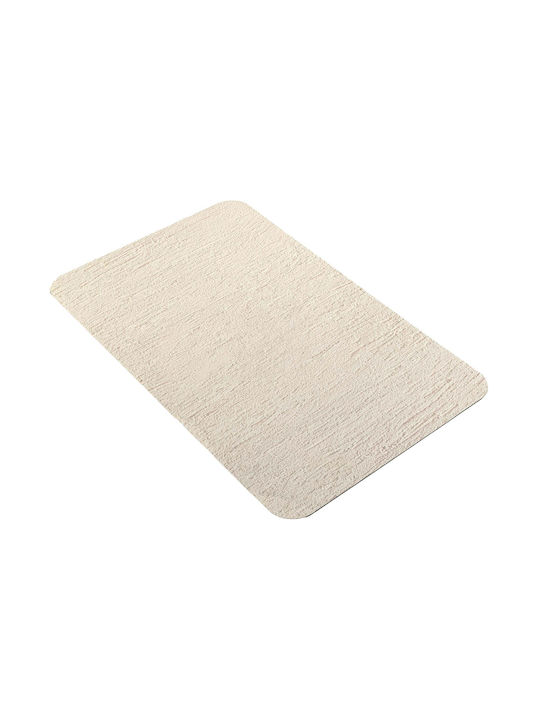 Πατάκι Μπάνιου Microfiber L-c Stan 1802314 Μπεζ 50x80εκ.