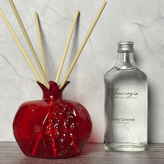 Difuzor Cu Bețișoare De Crăciun Parfum Pentru Casă Formă De Rodie 200ml Salty Caramel
