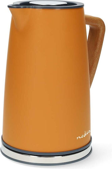 Nedis Електрическа Кана 1.7л 2200W Оранжева