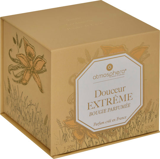 Aromatisches Kerze Elisa in Gefäß mit Vanille Parfüm 200gr
