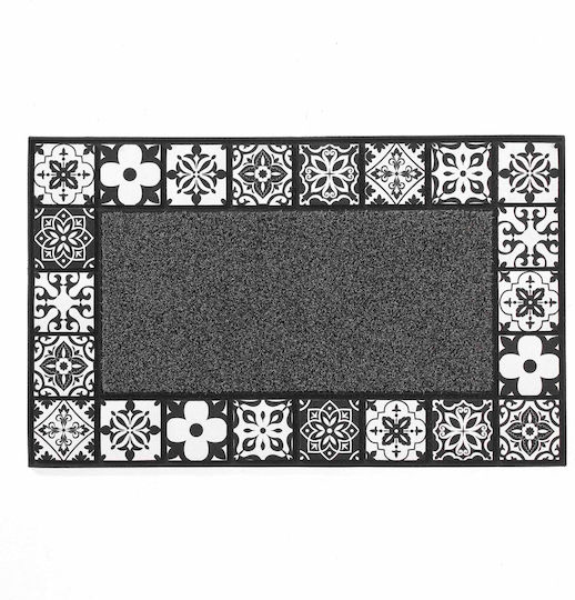 Πατάκι Εισόδου Μοκέτα L-c Carociment Γκρι 45x75εκ. 1741606 Γκρι