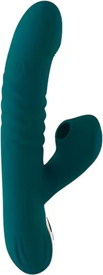 Chicret Sucky Vibrator Rabbit 24cm Green