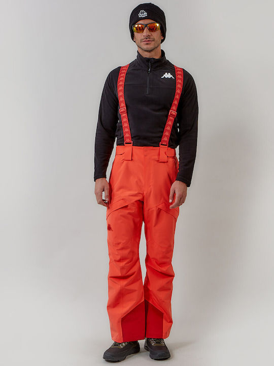 Kappa 1856550011-ΠΟΡΤΟΚΑΛΙ Men's Dungarees for Ski & Snowboard Orange