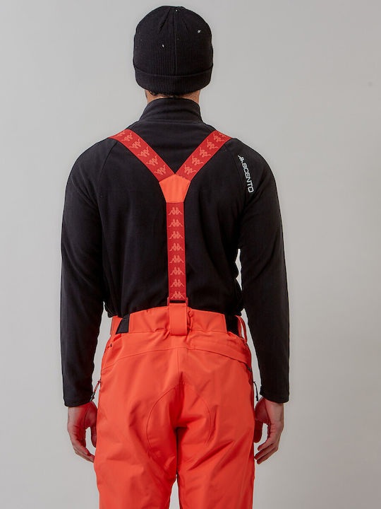 Kappa 1856550011-ΠΟΡΤΟΚΑΛΙ Men's Dungarees for Ski & Snowboard Orange