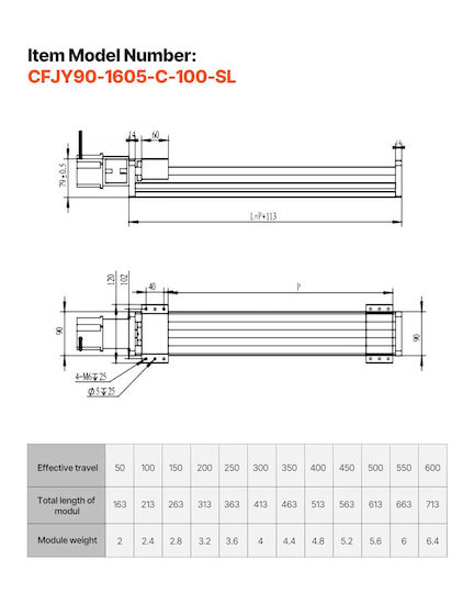 Vevor CNC Accessory SKZXBJQDQ16M5684B001V0