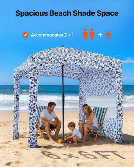 Vevor Schatten 5 Personen Blau