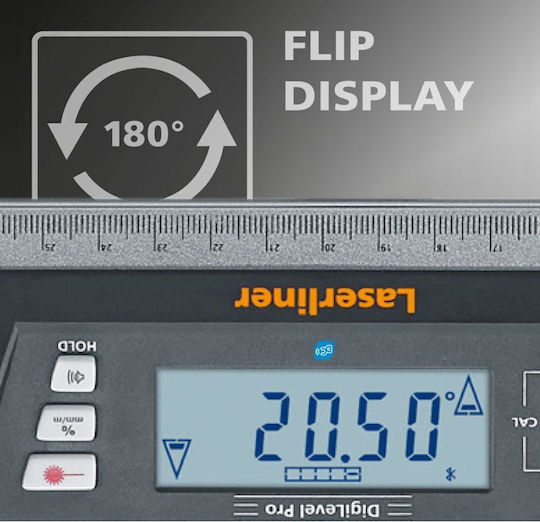 Електронен Нивелир Точков Лазер Bluetooth Интерфейс Laserliner Digilevel Pro 120 См