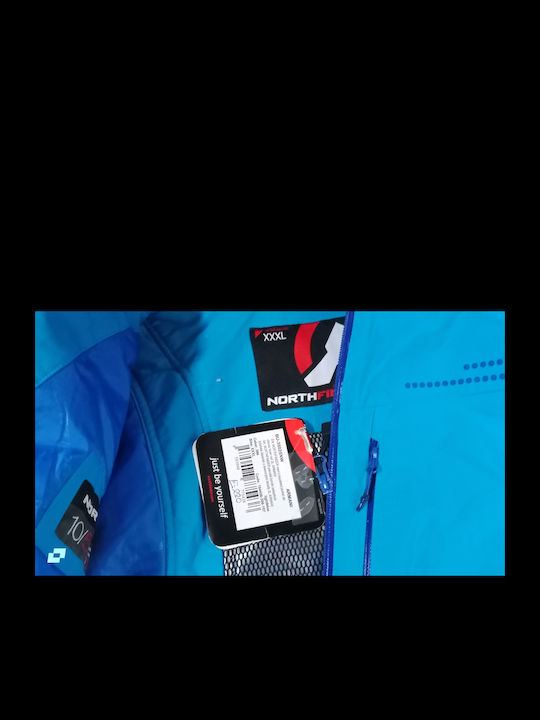Northfinder Men's Ski & Snowboard Jacket Blue BU-350SNW-396