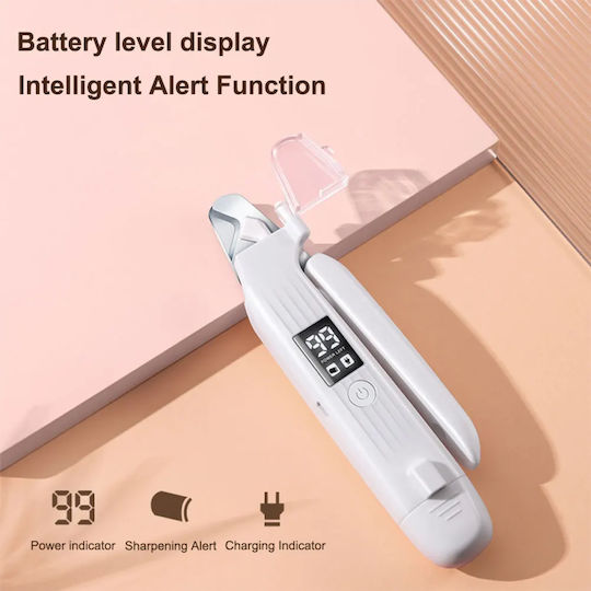 Electric Pet Nail Clipper File 2 1 Led Light Screen Usb