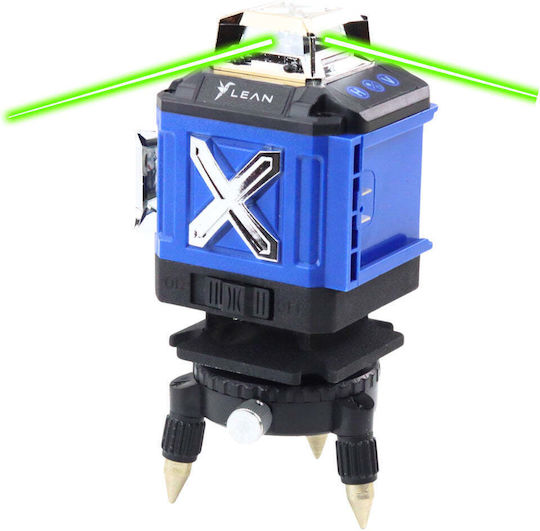Lean Toys Autonivelant Liniar Nivelă Laser Fascicul Verde cu Domeniu de Lucru 10m