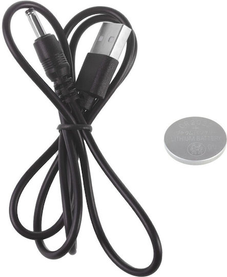 Green Blue Масов Дигитален Часовник LED с Будилник Черен GB395