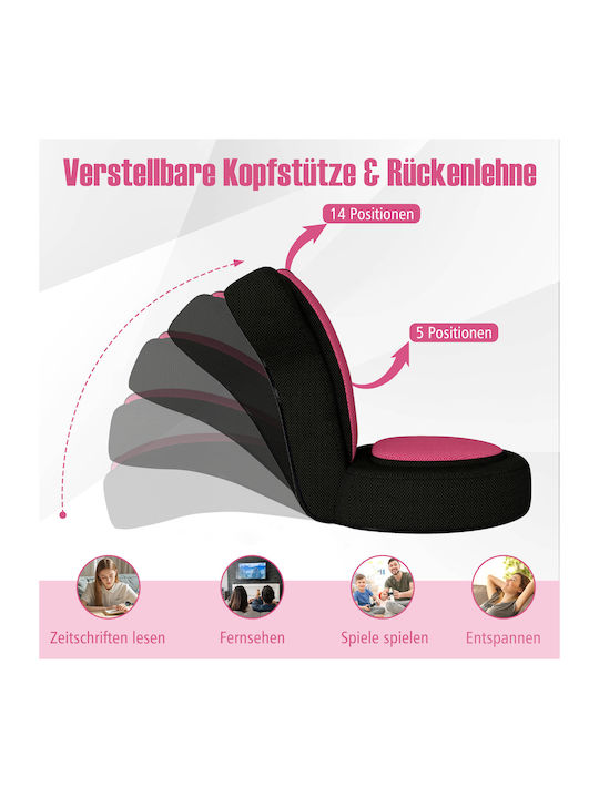 Vielseitiger Sitzsack Pouf Rosa 64x48x53cm