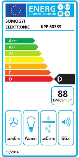 Independentă Hotă Recirculare 60cm Gri