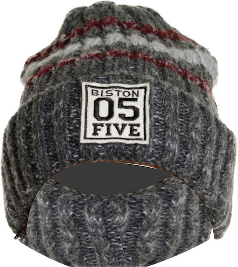 Beanie Männer Beanie Gestrickt in Gray Farbe