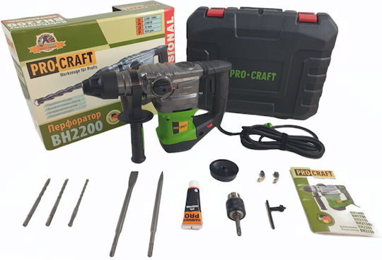ProCraft Percuție Ciocan rotopercutor Electrică 1500W BH2200