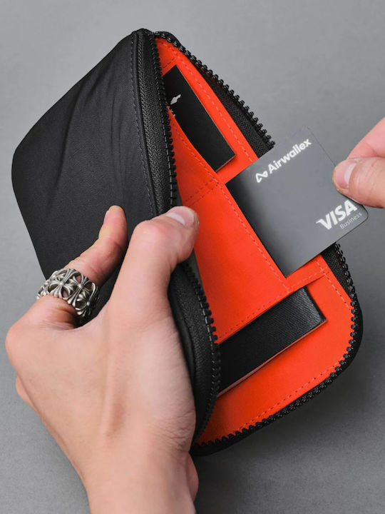 Мъжки Портфейл Пътнически с RFID Черен