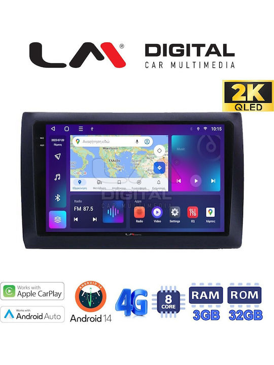 LM Digital Sistem Audio Auto pentru Fiat Stilo 2001-2008 (Bluetooth/USB/WiFi/GPS/Apple-Carplay/Android-Auto)