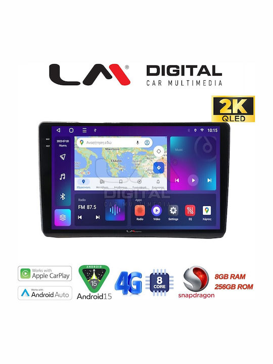 LM Digital Автомобилна Аудио Система (Блутут/USB/WiFi/GPS/Apple-Carplay/Android-Auto)