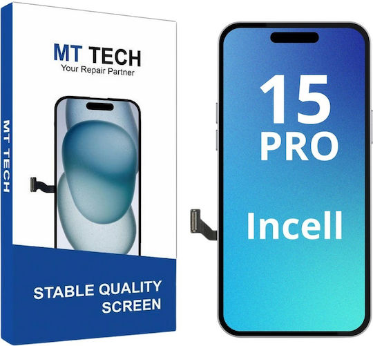 O ecran cu Mecanism Tactil pentru iPhone 15 Pro Max (Negru)