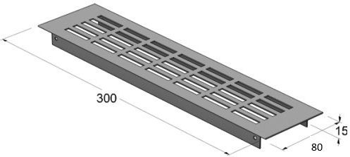 Finetto Vent Louver Rectangle