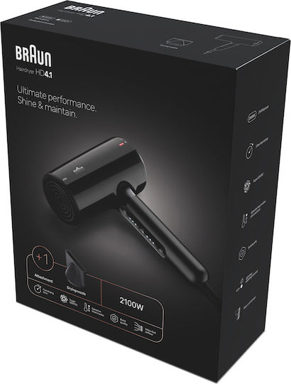 Braun Uscător de Păr Turbo cu Difuzor 2100W
