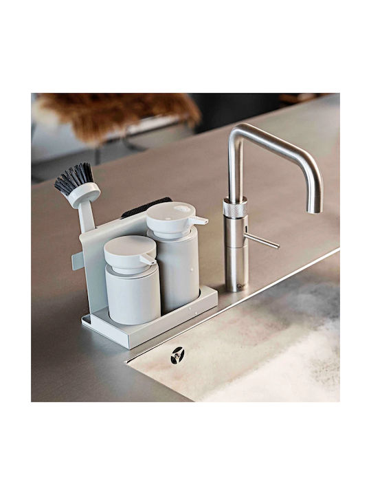 Zone Denmark Bathroom Accessory Set Plastic Gray 5 Pieces