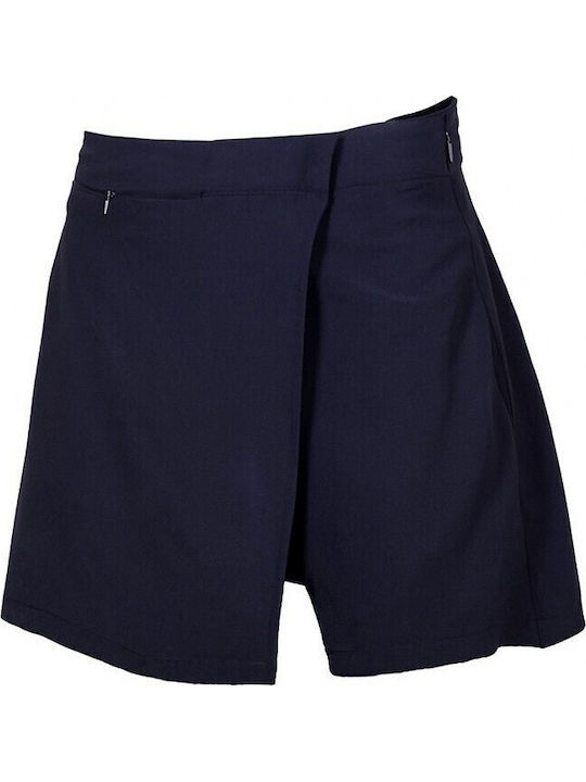 Damen Rock-Shorts Hoch tailliert Navy