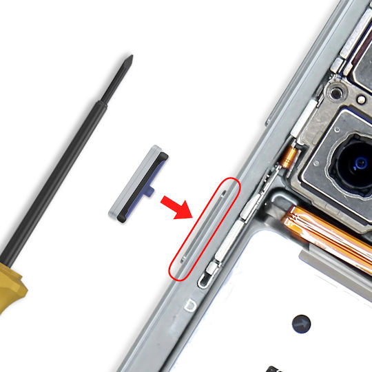 Samsung Original Power-Taste Galaxy S25 S25 Plus Ein/Aus Silber