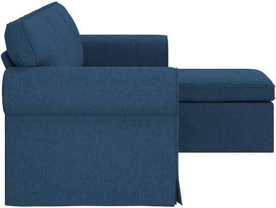 Corner Blue Couch 215x138x80 cm