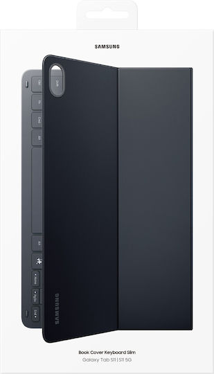 Samsung Флип капак с Клавиатура Черен (Tab S11) EF-DX730BBEGDE