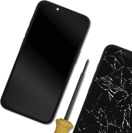 Clappio Iphone 13 Hard Oled 6.1 Inch Screen Touch Glass Black