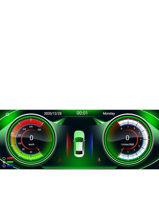 Digital IQ Car Audio System for BMW Series 3 2018-2023 (Bluetooth/USB/WiFi/GPS/Apple-Carplay/Android-Auto) with Touch Screen 10.25"